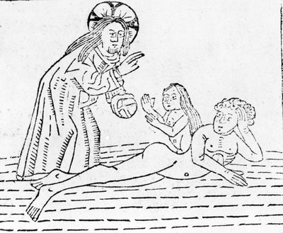 De schepping van de mens, illustratie uit 